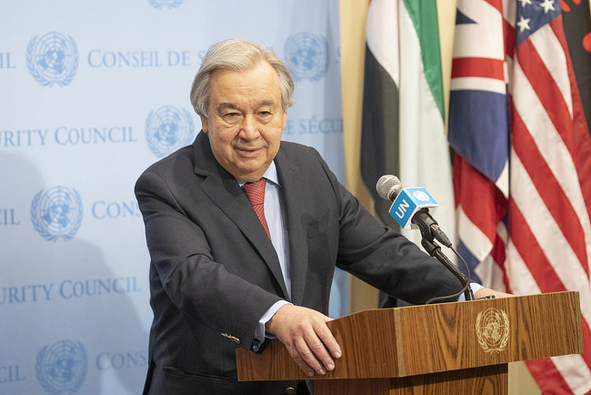 Sekretari i përgjithshëm i OKB-së Antonio Guterres bëri thirrje për armëpushimin humanitar/ VCG