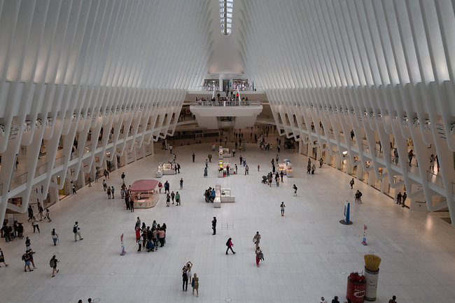 Qendra tregtare Okulus në distriktin financiar Manhattan më 22 korrik 2022/ VCG