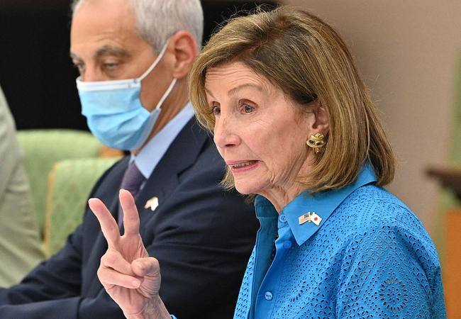 Nancy Pelosi gjatë turneut në Azi(Foto:VCG)