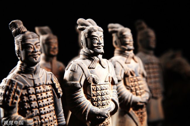 Terakotová armáda z dynastie Qin (Čchin). Fotografie: CFP