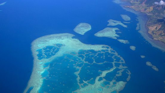 Snímek: Letecký pohled na Viti Levu, Fidži. /CFP