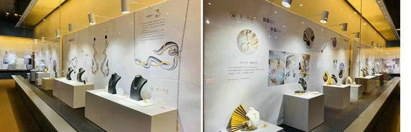 Μια έκθεση με δημιουργικά σχέδια κοσμημάτων ξεκίνησε στην Γκαλερί Tianya στο Πεκίνο στις 17 Οκτωβρίου. [Η φωτογραφία παρέχεται στην China Daily]