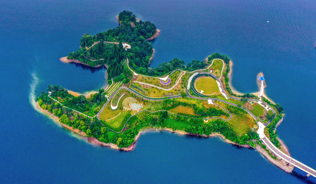 Botanički park na ostrvu Jelen